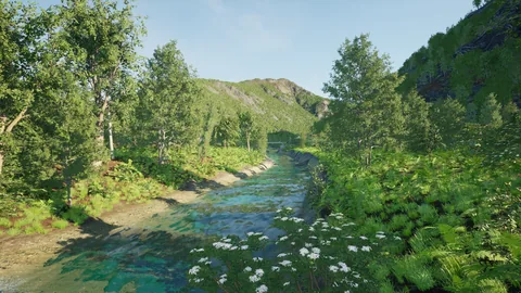 L'Ariège sous les bouleaux